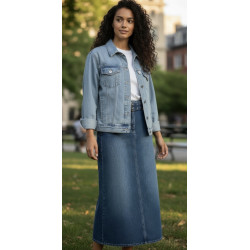 Jupe longue jeans 40