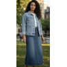 Jupe longue jeans 40