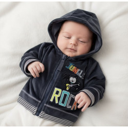 Gilet à capuche 1 mois