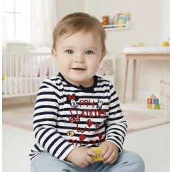 Manche longue Minnie 12 mois