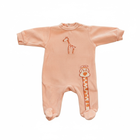 Pyjama garçon 1 mois Mon Trésor – Motif girafe