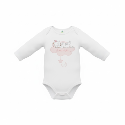Body manches longues blanc...