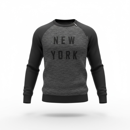 Pull homme Liberto gris et noir – Taille M – Esprit New York