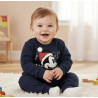 Pull de Noël Disney Mickey bleu marine – Bébé 18 mois