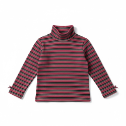 Sous-pull fille rayé rose...