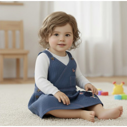 Robe en jeans Orchestra 2 ans