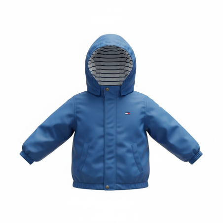 Veste mi-saison bébé garçon bleu marine Grain de Blé – 12 mois