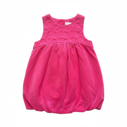 Robe bébé velours rose...