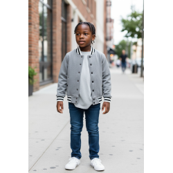 Veste légère garçon grise Switcher – Taille 8 ans