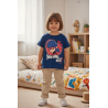 T-shirt fille Miraculous bleu marine – Taille 4 ans
