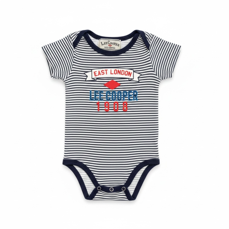 Body manches courtes bébé garçon rayé Lee Cooper – 18 mois