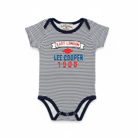 Body manches courtes bébé garçon rayé Lee Cooper – 18 mois