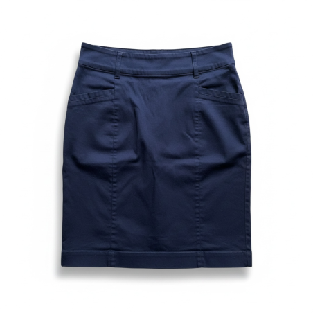 Jupe femme coupe tailleur bleu marine H&M – Taille 36