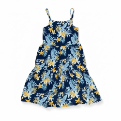 Robe longue fille fleurie...