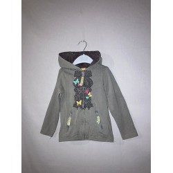 Gilet zippé à capuche